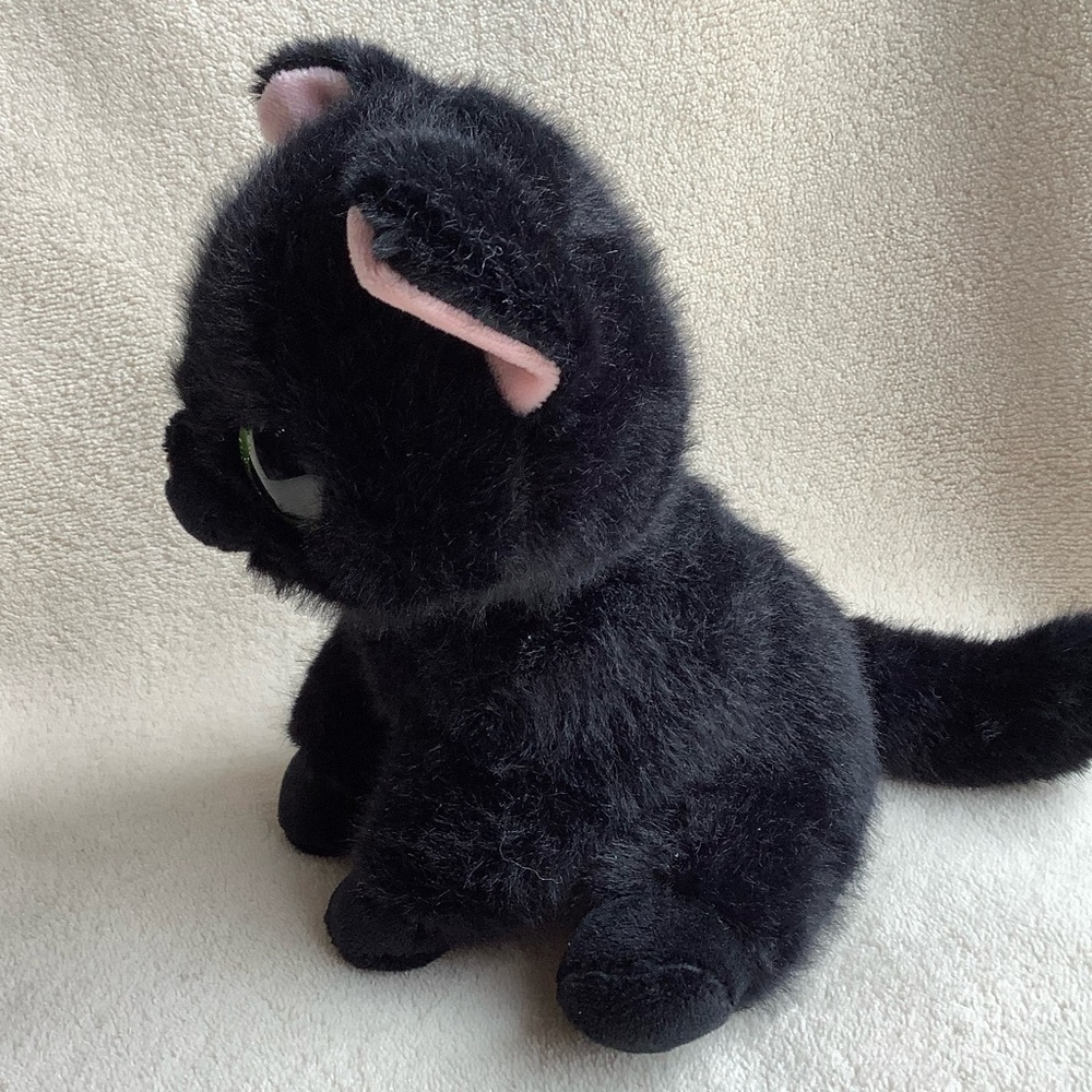 ZURU Pets Alive Smitten Kitten Black Cat Lucky Interactive Stuffed Animal Toy - Picture 6 of 13
